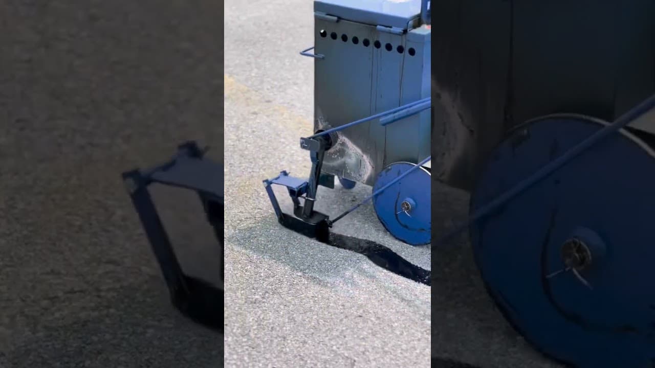 Asphalt Repair ASMR.