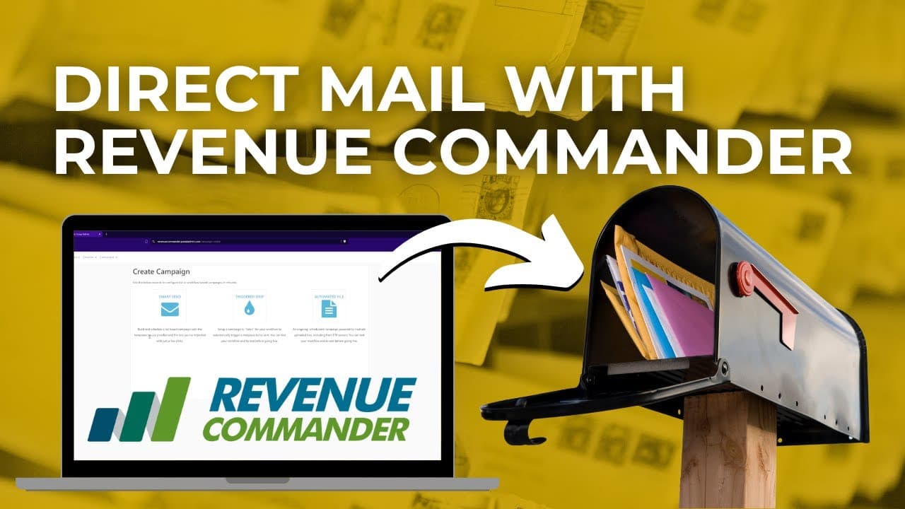 Direct Mail with Revenue Commander: A Quick Overview & Demo