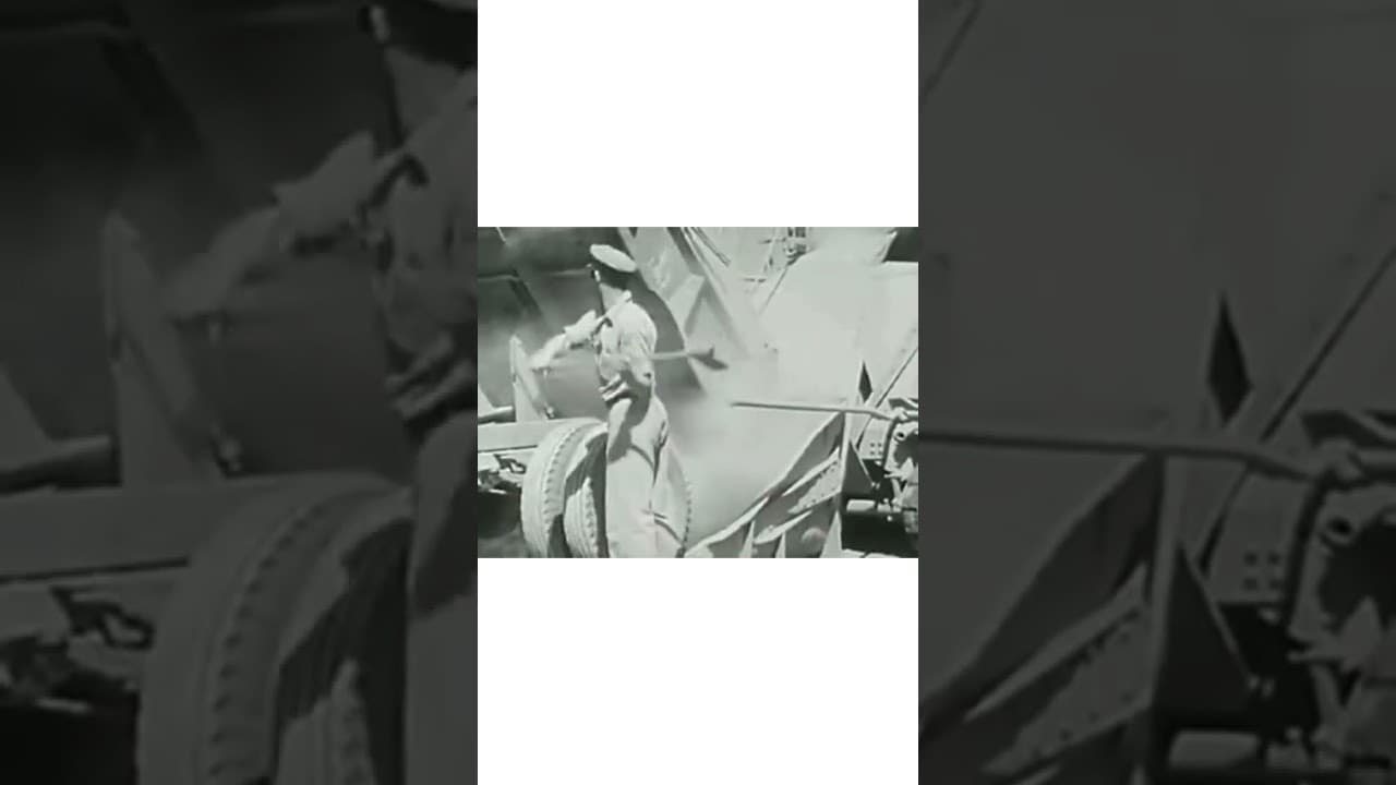 Paving a highway in 1948