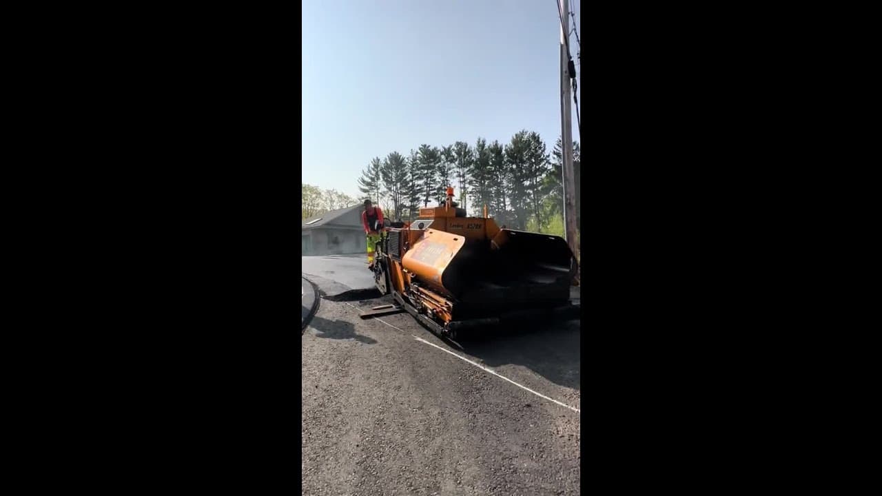 Great example of driveway paving