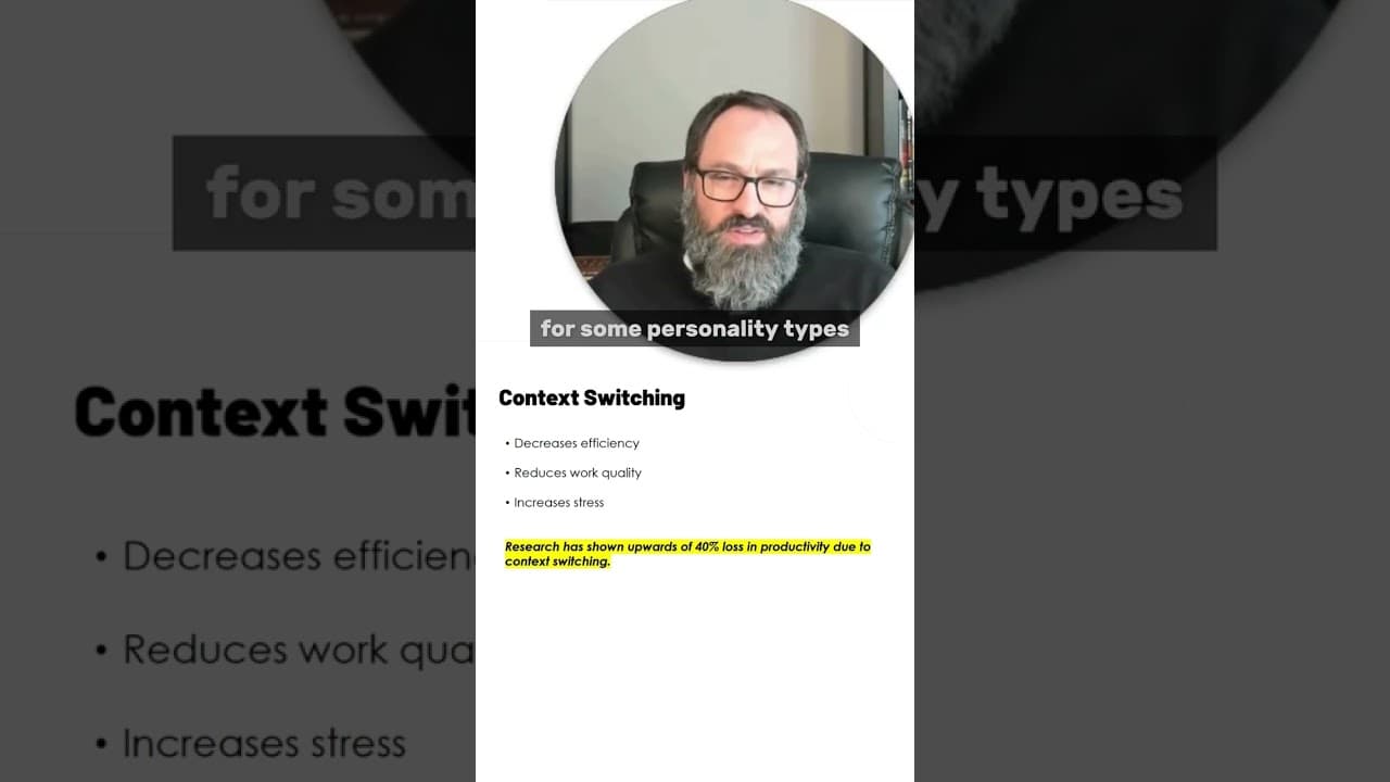 Context Switching = Bad