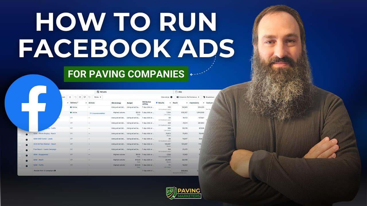 How to Run Facebook Ads for Paving Companies