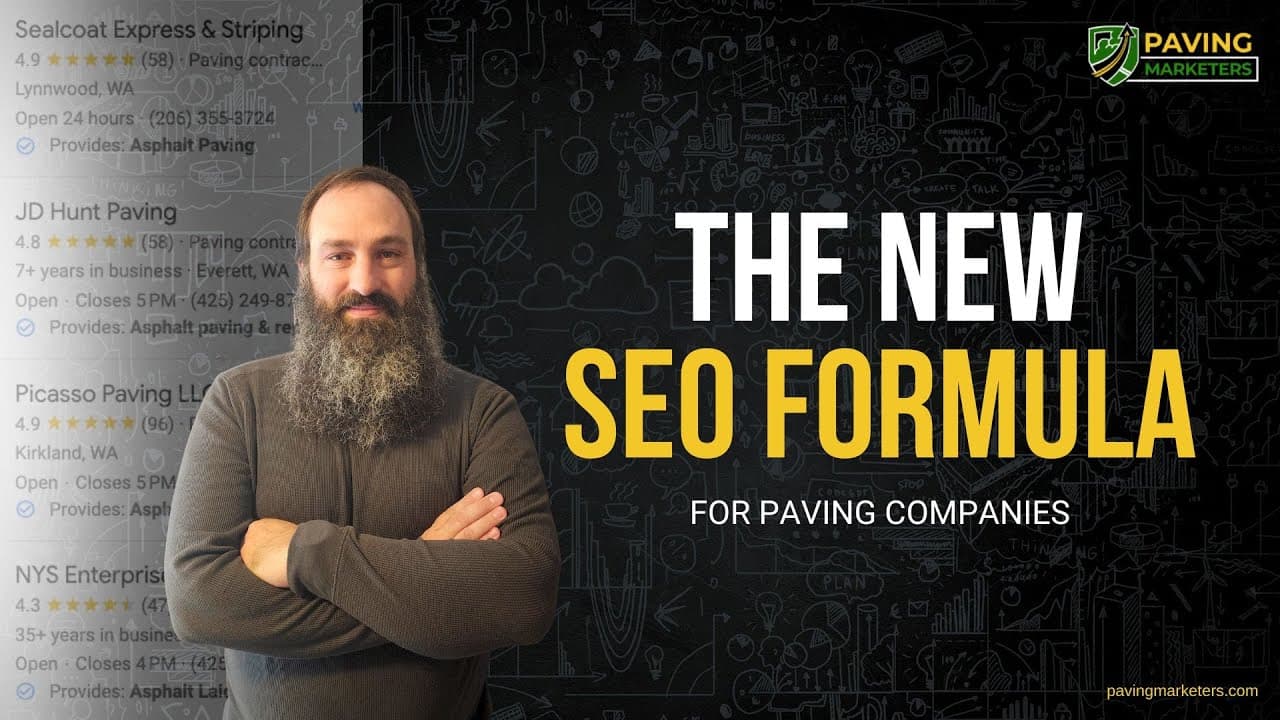 The New SEO Formula For Paving Companies