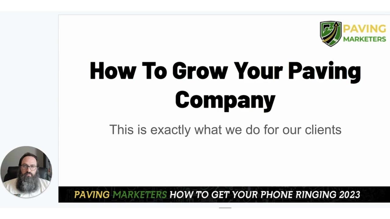 How to Grow Your Paving Company | Paving Marketers